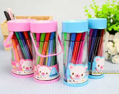 供应批发爱好筒装水彩笔AH1991 创意绘图文具的理想选择